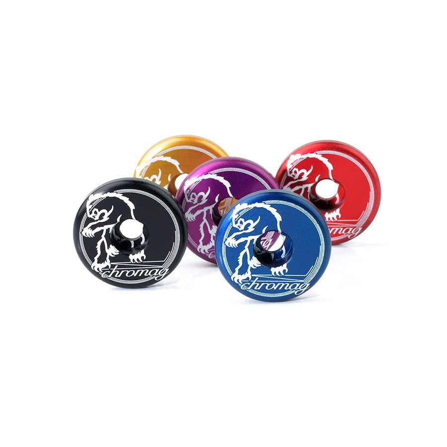 Chromag, Top Cap, 1-1/8'', Black