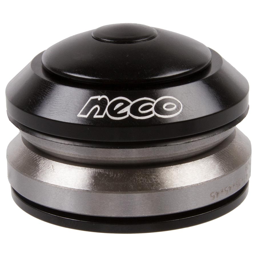 Neco, Neco 1 1/8'' - 1 1/4'' Ahead, Headset, : IS42/28.6 | IS47/33, Integrated, Complete, Black