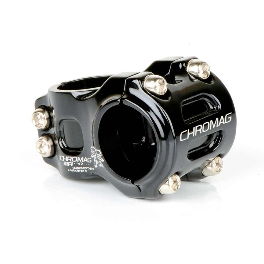 Chromag, HiFi V2, Stem, 1-1/8'', L: 40mm, 0°, Dia: 31.8mm, Black