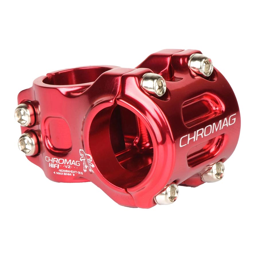 Chromag, HiFi V2, Stem, 1-1/8'', L: 40mm, 0°, Dia: 31.8mm, Black