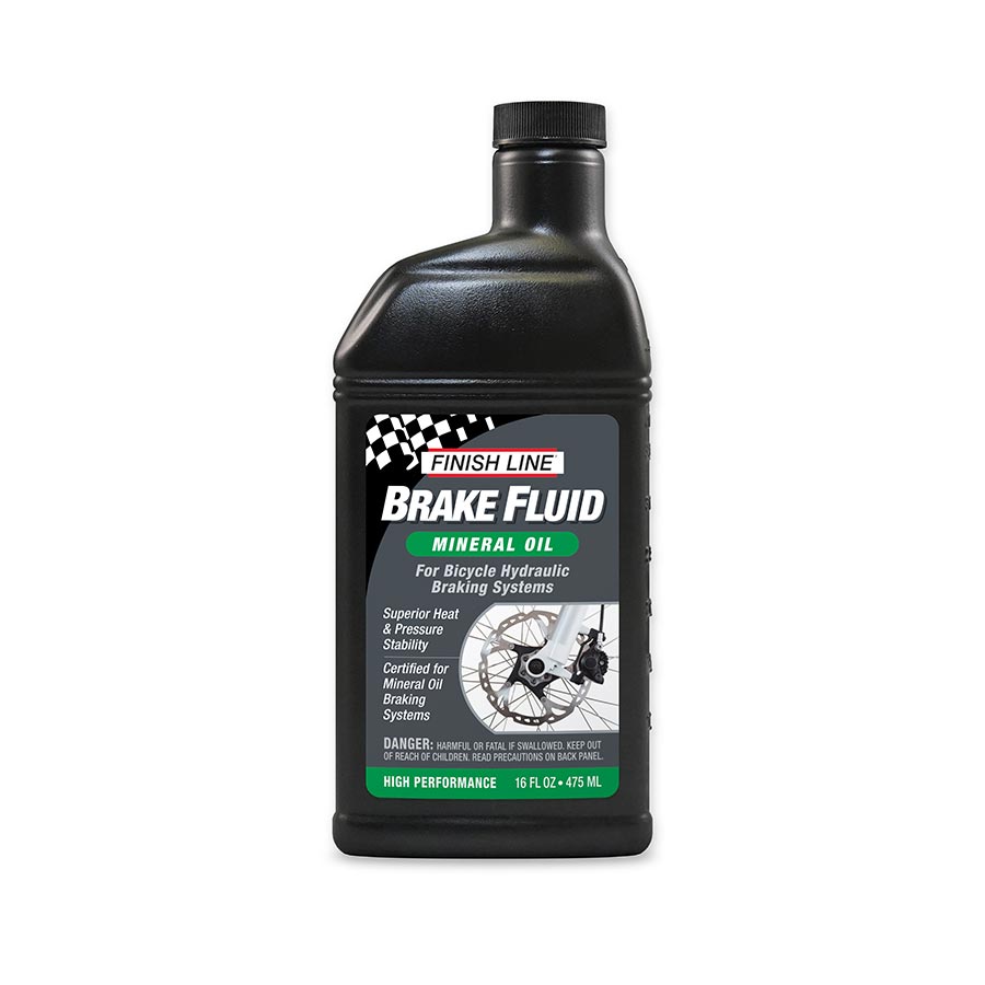FinishLine, Mineral Oil Brake Fluid, 4 oz - Not compatible with DOT 5.1