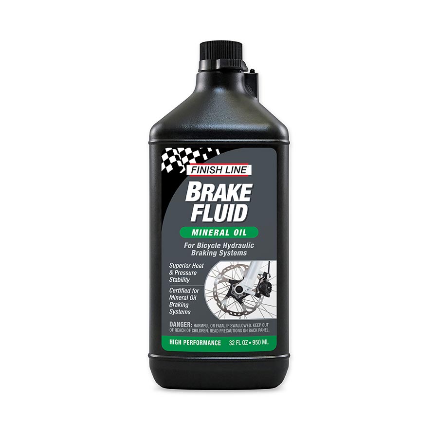 FinishLine, Mineral Oil Brake Fluid, 4 oz - Not compatible with DOT 5.1