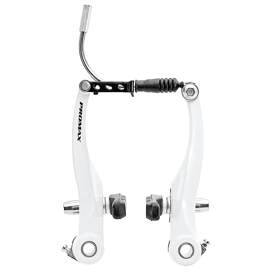Promax, TX, V-Brake, MTB Linear Pull Brake, Front and Rear, White, Set