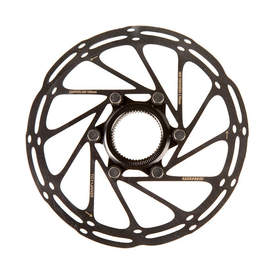 SRAM, Centerline CenterLock Black, 160mm, Center Lock