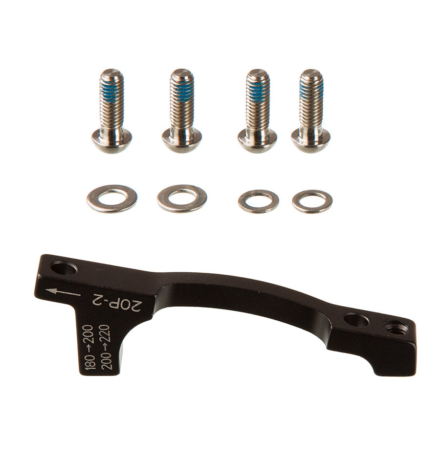 SRAM, Post Mount Bracket - Ti Bolt, Disc Brake Adaptor, Caliper: Post mount, Frame/Fork: Post mount, F180/F160