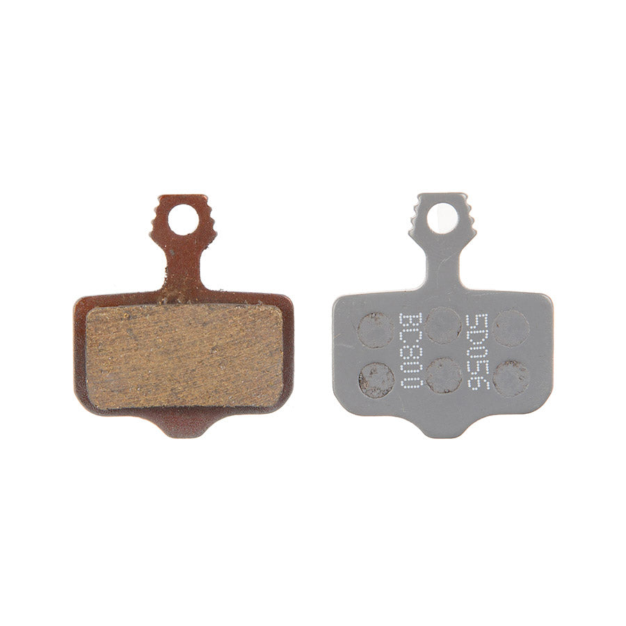 SRAM Disc Brake Pads - Organic Compound, Steel Backed, Powerful, For Level, Elixir, and 2-Piece Road