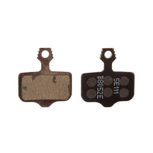 SRAM Disc Brake Pads - Organic Compound, Steel Backed, Quiet, For Level, DB, Elixir, and 2-Piece Road