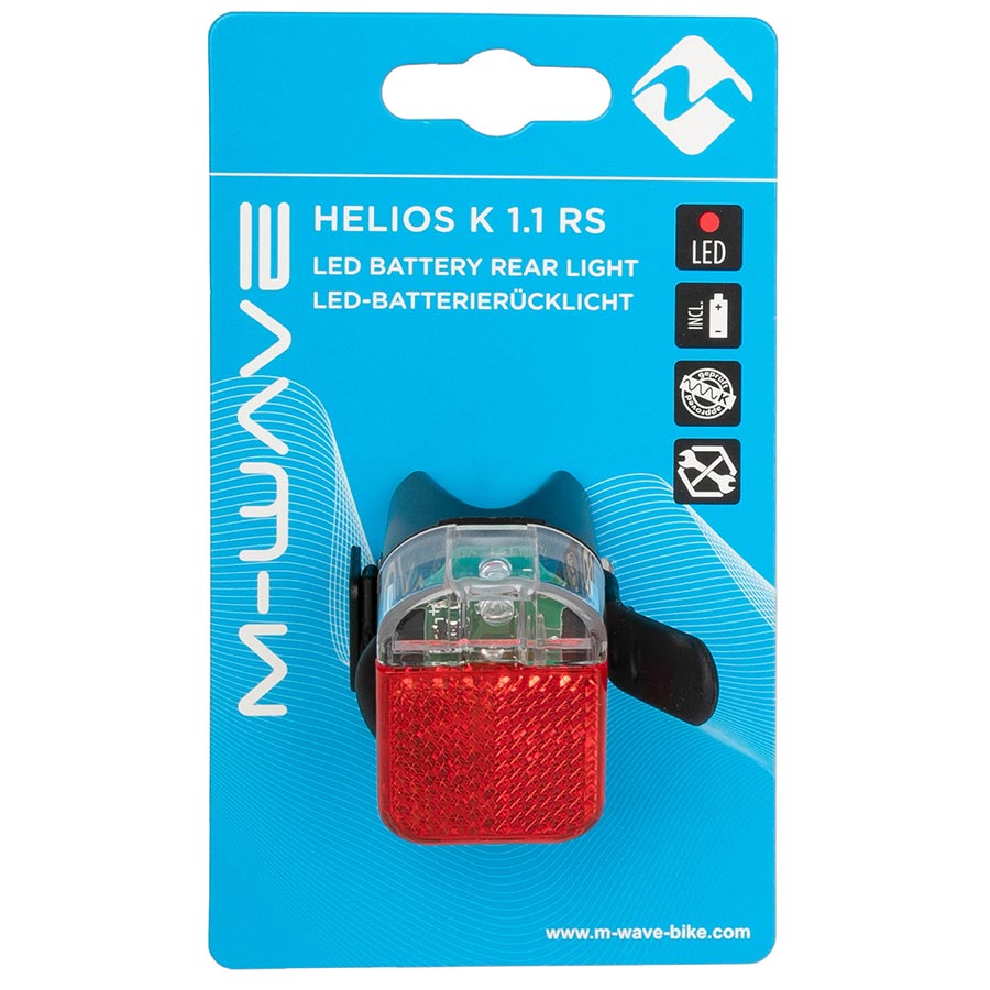 M-Wave, Helios K 1.1 RS, Light, Rear, Black