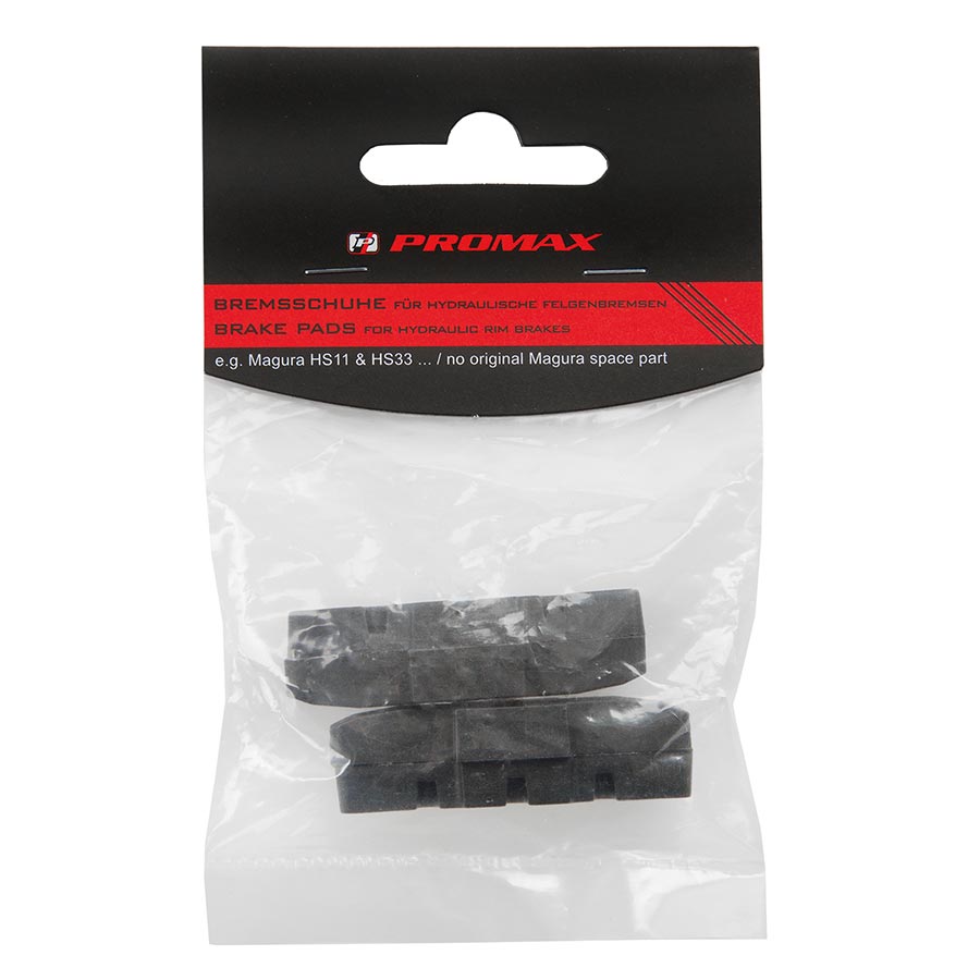 Promax, 50 H, Cantilever Brake Pads, Magura, Rubber, Black, Pair