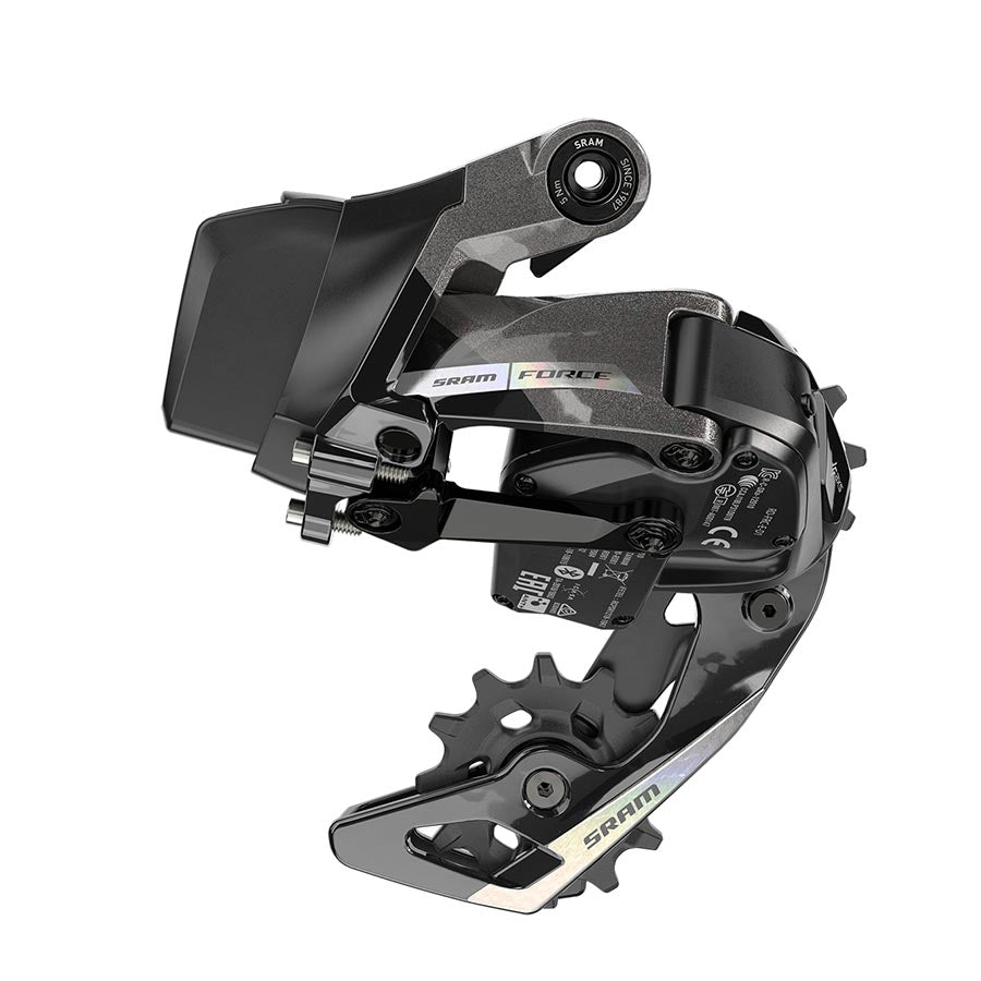 SRAM Force AXS eTap Rear Derailleur - 12-Speed, Medium Cage, 36t Max, (Battery Not Included), Iridescent Gray, D2