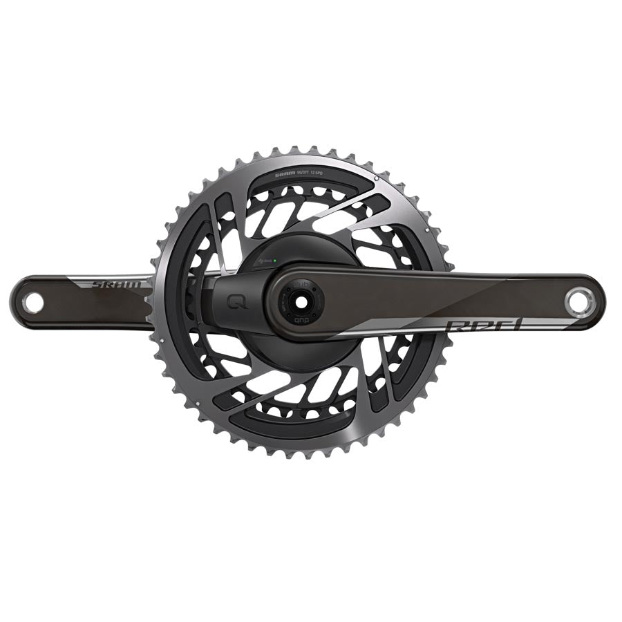SRAM, Red AXS Quarq, Power Meter Crankset, Speed: 12, Spindle: 28.99mm, BCD: Direct Mount, 48/35, DUB, 175mm, Black, Road