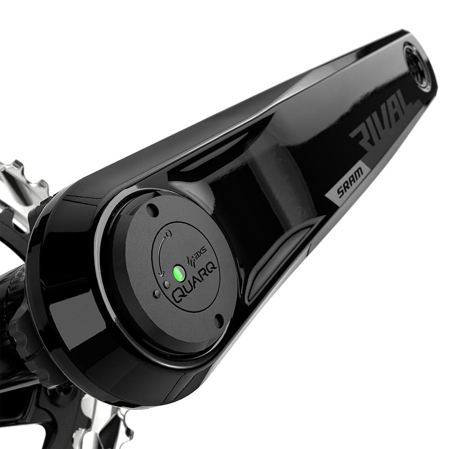 SRAM, Rival D1 Quarq Wide 2x, Power Meter Crankset, Speed: 12, Spindle: 28.99mm, BCD: 94mm, 43/30, DUB, 170mm, Black, Road Disc