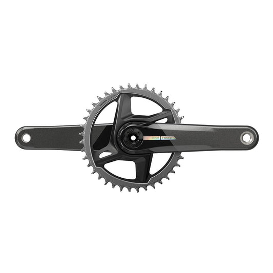 SRAM, Force D2 1x, Crankset, Speed: 12, Spindle: 28.99mm, BCD: Direct Mount, 40, DUB, 175mm, Black, Road Disc