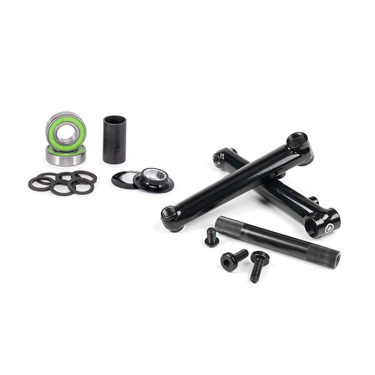 Salt Plus, Pro48, Crankset, Spindle: 19mm, 19mm, 165mm, Black, BMX, Set