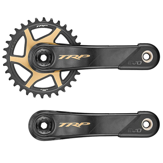 TRP, EVO 12 Carbon, Crankset, Speed: 12, Spindle: 30mm, BCD: Direct Mount, 30mm, 165mm, Black, MTB/Boost