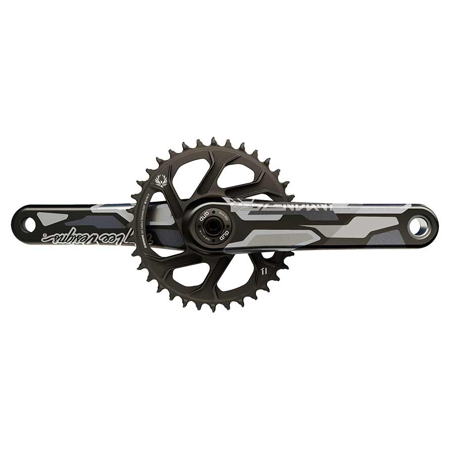 Truvativ, Descendant CoLab DH DUB, Crankset, Spindle: 28.99mm, 32, DUB, 165mm, Black, Boost