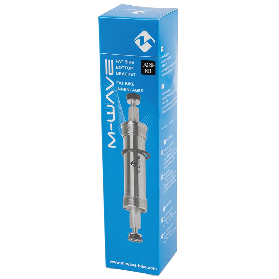 M-Wave, Carousel Fat Bike, Square Taper BB, British, 120mm, : 179.5mm, Silver