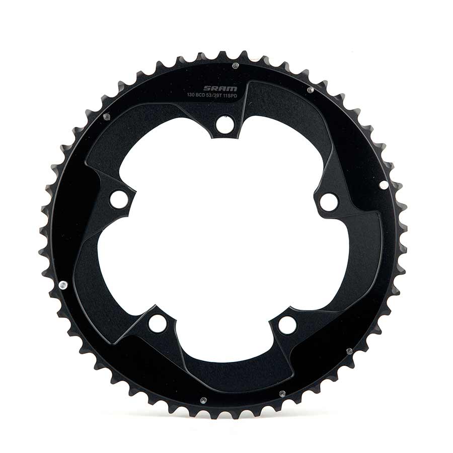 SRAM Red 22 53T x 130mm BCD YAW Chainring with Two Pin Positions, B2