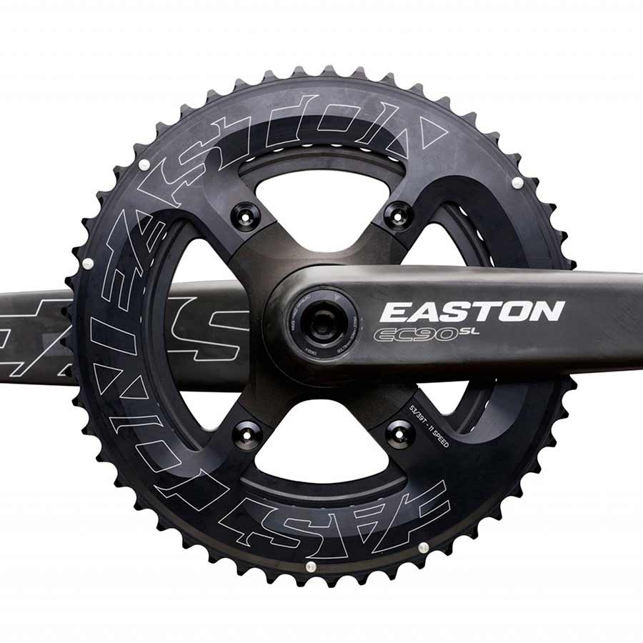 Easton, Cinch 2X, 39/53T Chainring, 11sp, BCD: 64/104, Aluminum, Black