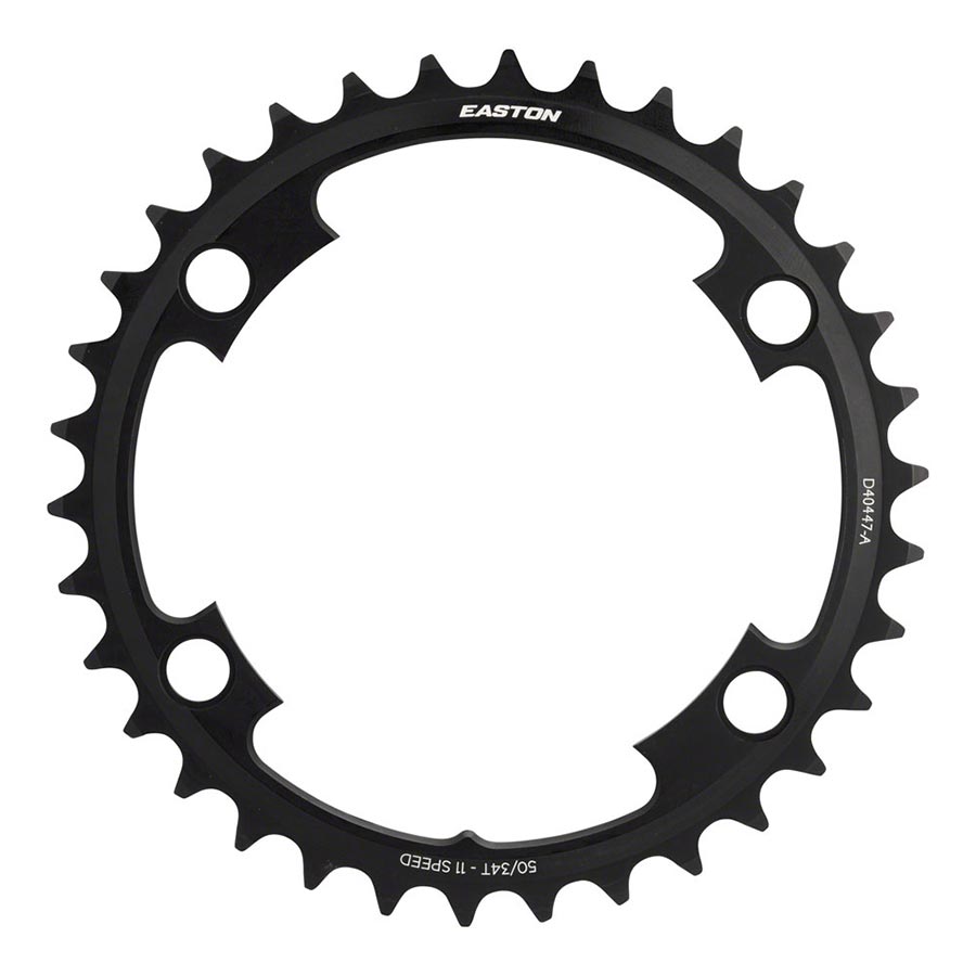 Easton, 4 Bolt, 36T Chainring, 11sp, BCD: 64/104, Aluminum, Black