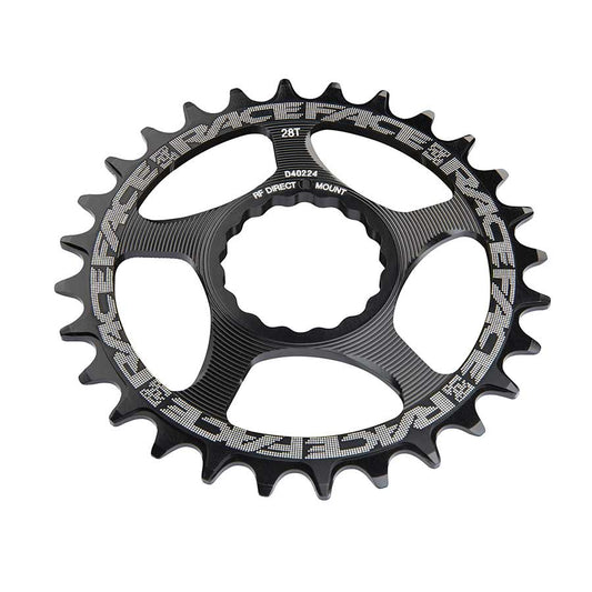 Raceface, Cinch Direct Mount, 24T Chainring, 9-12sp, BCD: Direct Mount, 7075-T6 Aluminum, Black