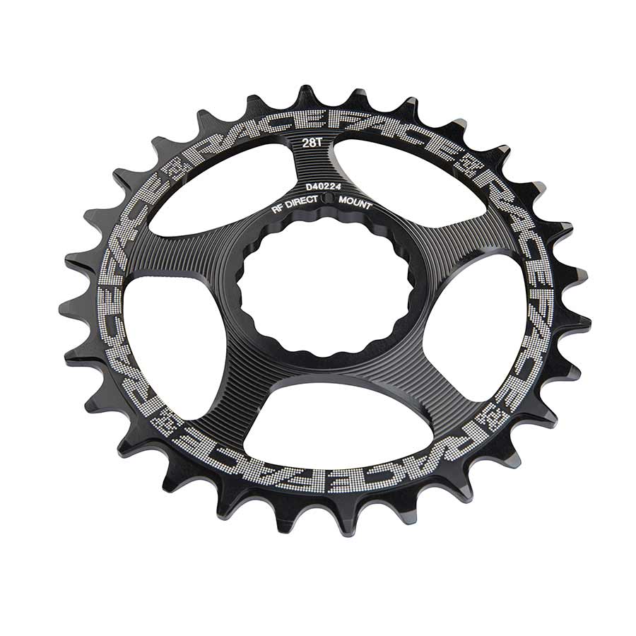 Raceface, Cinch Direct Mount, 24T Chainring, 9-12sp, BCD: Direct Mount, 7075-T6 Aluminum, Black