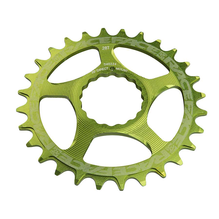 Raceface, Cinch Direct Mount, 24T Chainring, 9-12sp, BCD: Direct Mount, 7075-T6 Aluminum, Black