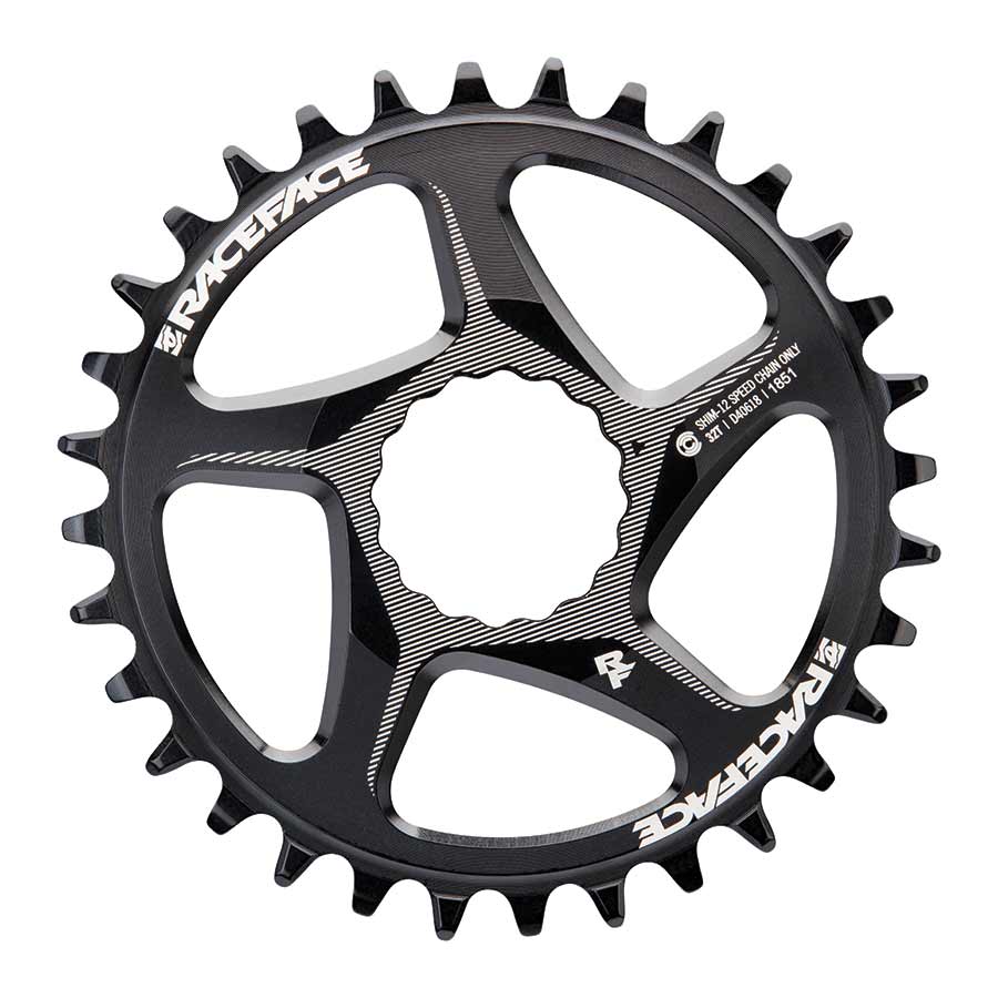 Raceface, Cinch Direct Mount Shimano 12, Chainring, Teeth: 30, Speed: 12, BCD: Direct Mount, Single, Aluminum, Black