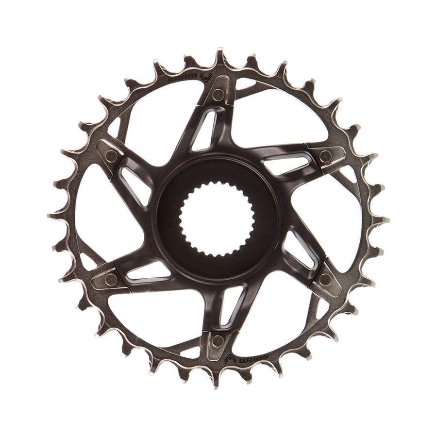 SRAM, XX Eagle T-Type DM E-MTB Bosch, Chainring, Teeth: 36, Speed: 12, BCD: Direct Mount, Aluminum/Steel, Black