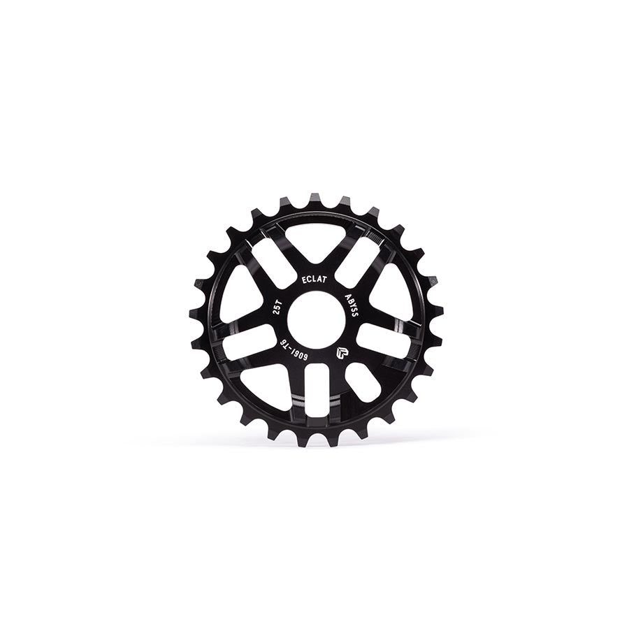 Eclat, Abyss, Chainring, Teeth: 25, 6061-T6 Aluminum, Black