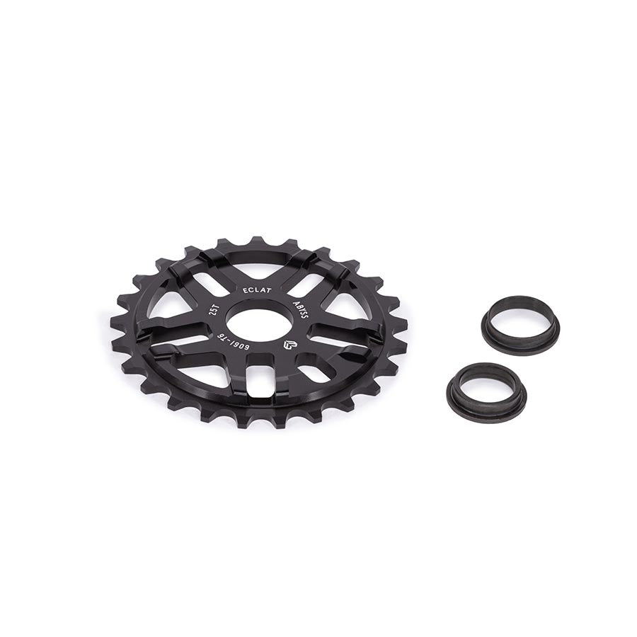 Eclat, Abyss, Chainring, Teeth: 25, 6061-T6 Aluminum, Black