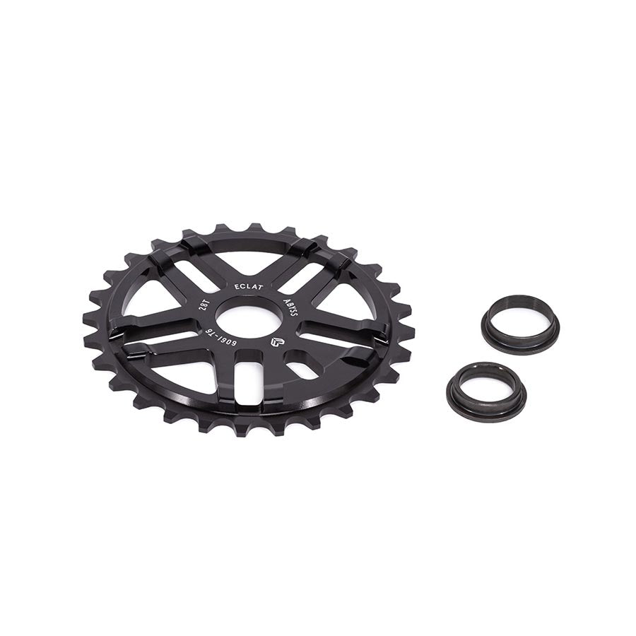 Eclat, Abyss, Chainring, Teeth: 25, 6061-T6 Aluminum, Black