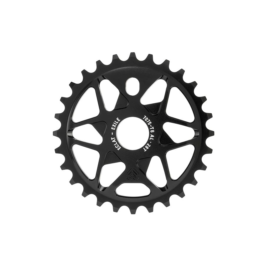 Eclat, Exile, Chainring, Teeth: 25, 7075-T6 Aluminum, Black