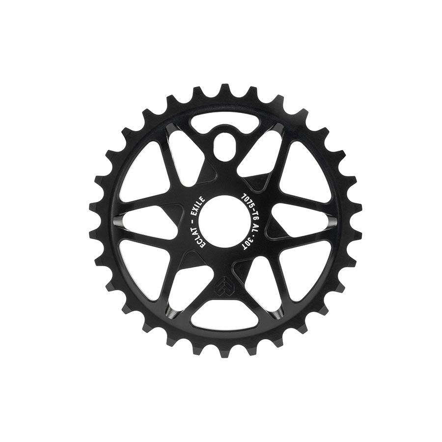 Eclat, Exile, Chainring, Teeth: 25, 7075-T6 Aluminum, Black