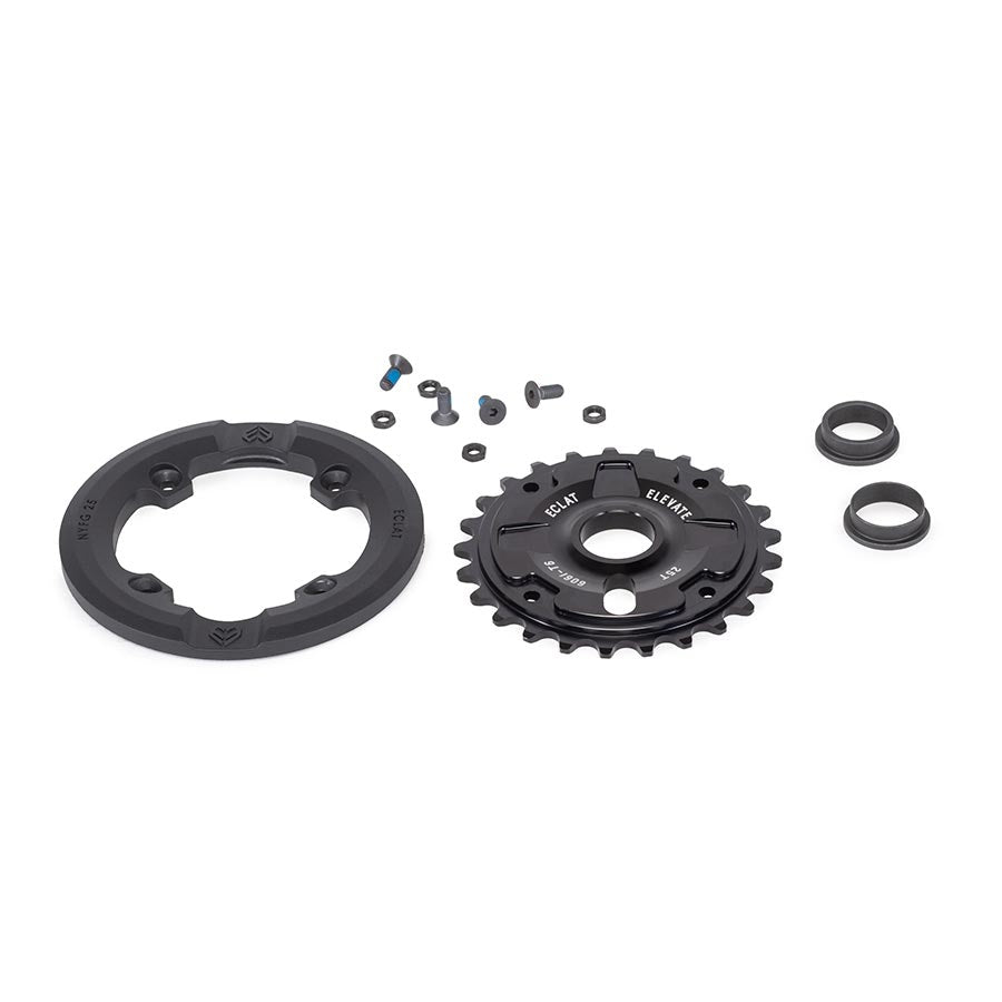 Eclat, Elevate Guard, Chainring, Teeth: 25, 6061-T6 Aluminum, Black