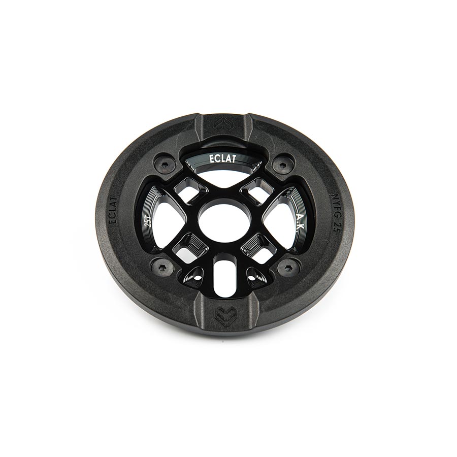 Eclat, AK Guard, Chainring, Teeth: 25, 6061-T6 Aluminum, Black