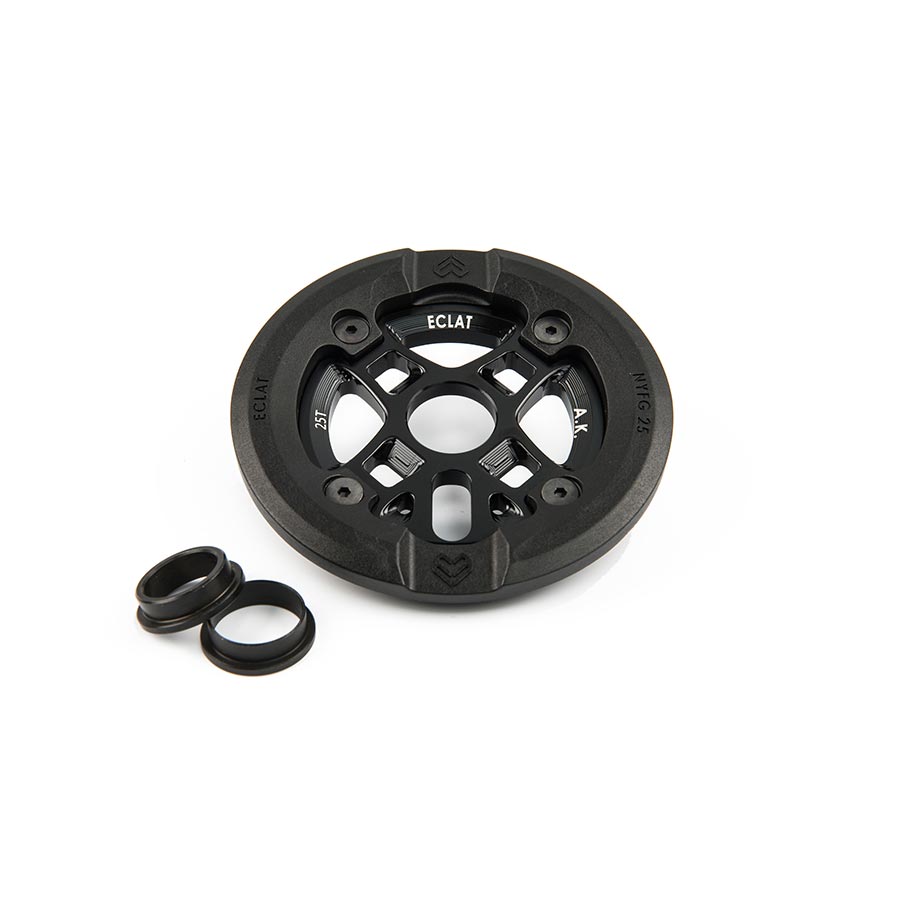 Eclat, AK Guard, Chainring, Teeth: 25, 6061-T6 Aluminum, Black