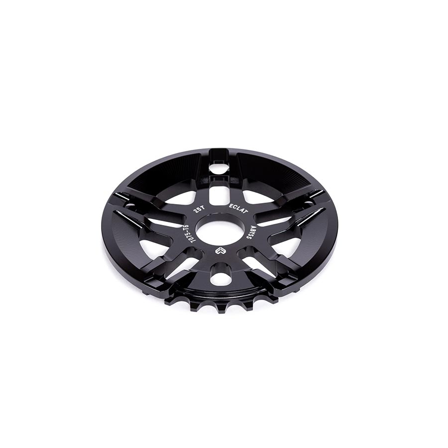 Eclat, Abyss Guard, Chainring, Teeth: 25, 7075-T6 Aluminum, Black