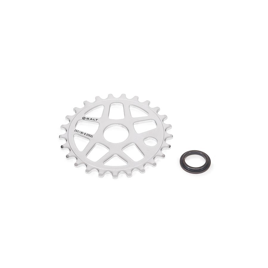Salt, Gateway, Chainring, Teeth: 25, 6061-T6 Aluminum, Silver