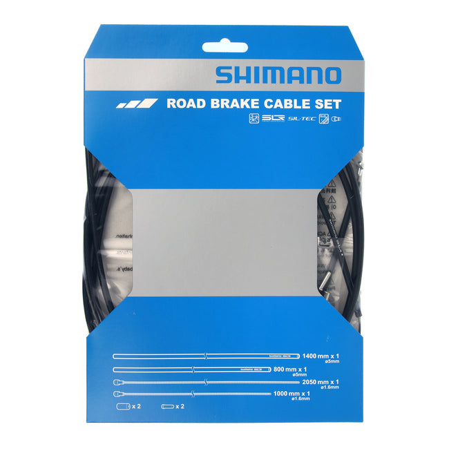 Shimano Road Brake Cable Set - PTFE - Black