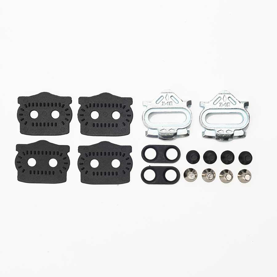 HT Components, X1-E, Cleats, Compatibility: 878, X1, X2, T1, D1, M1, X2-SX, T1-SX, Float: 4°, Silver, Kit