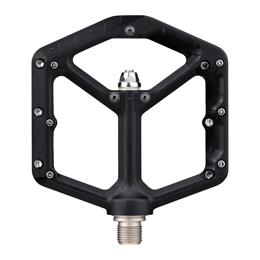 Spank, Oozy, Platform Pedals, Body: Aluminum, Spindle: Cr-Mo, 9/16'', Black