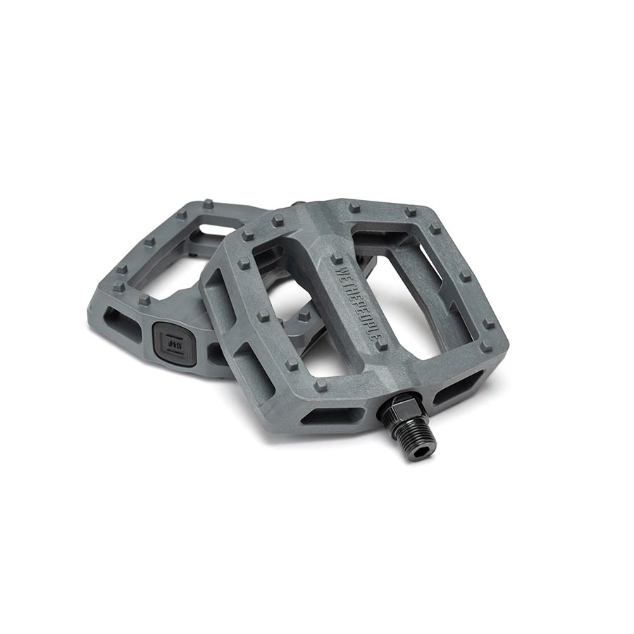 We The People, Logic, Platform Pedals, Body: Nylon, Spindle: Cr-Mo, 9/16'', Grey, Pair
