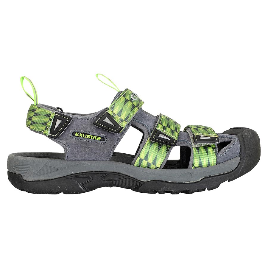 Exustar, E-SS515, Clipless Sandals, Green, 37-38 Euro or 5-5.5 US