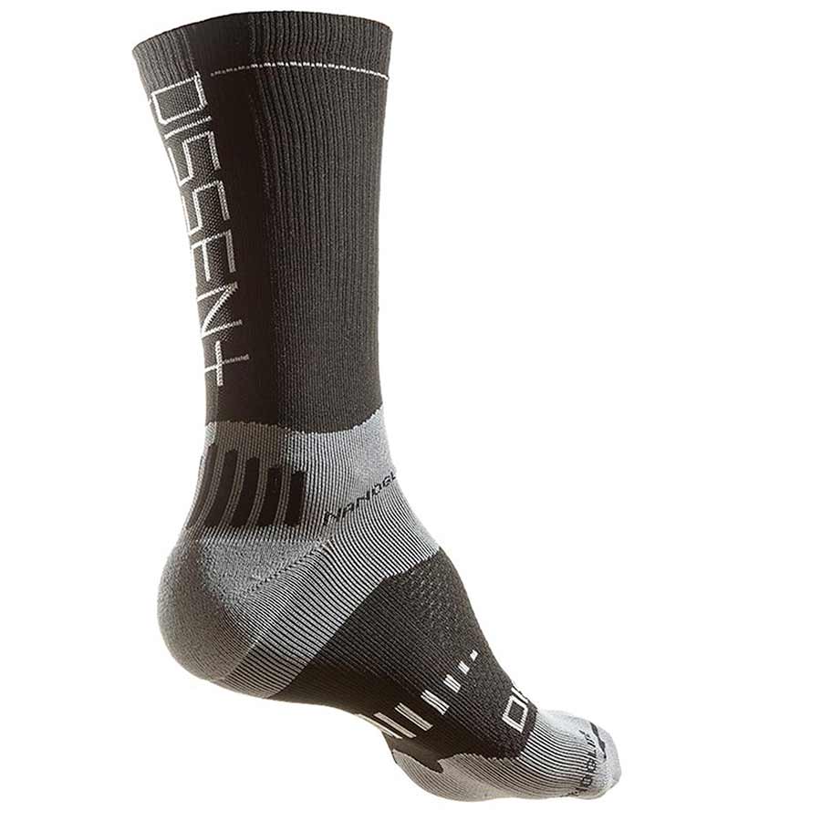 Dissent, Supercrew Nano 8'', Compression socks, Black, S (Men 4-6.5)