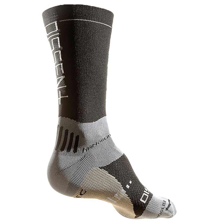 Dissent, Supercrew Nano 8'' + Copper, Compression socks, Black, S (Men 4-6.5)