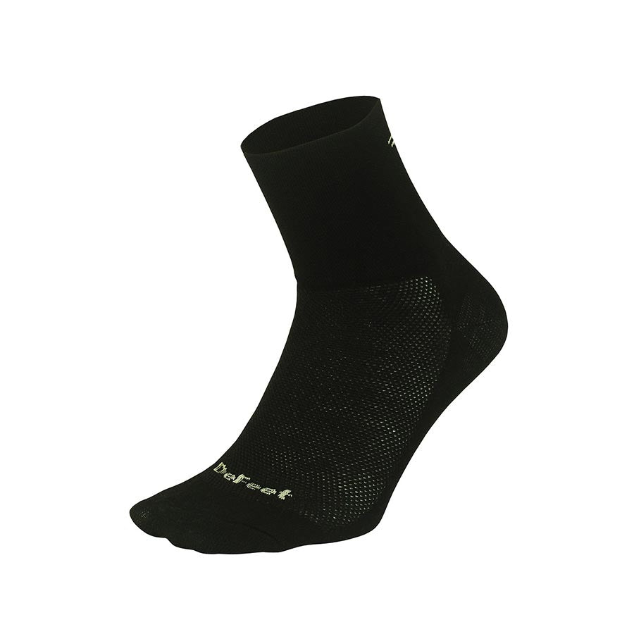 DeFeet, Aireator 2-3'', Socks, Black/Bright Gold, L, Pair