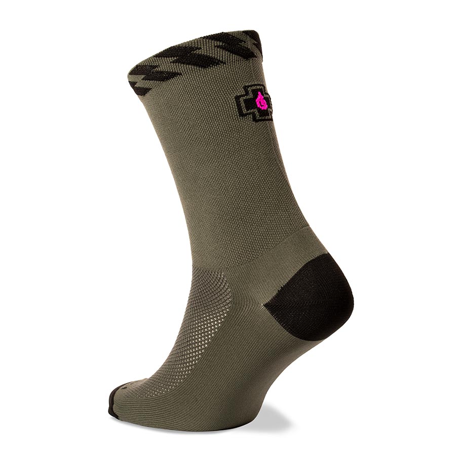 Muc-Off, Technical Riders, Socks, Green, S