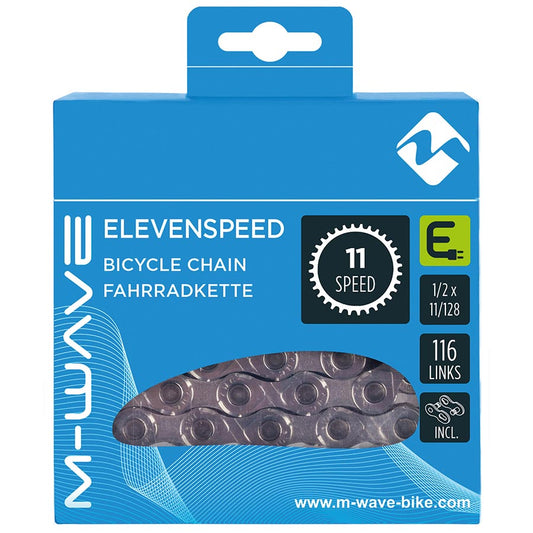 M-Wave, Ellevenspeed E, Chain, Speed: 11, 11/128'', Links: 116, Grey