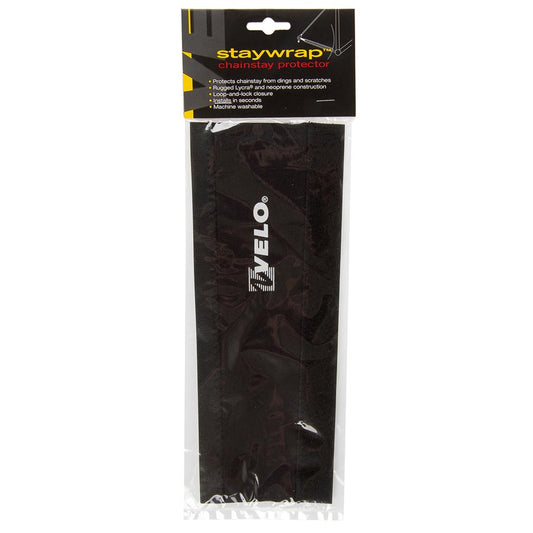 Velo, Staywrap Proctector, Velcro Closure, Chainstay, Black, 260 x 95 x 110mm